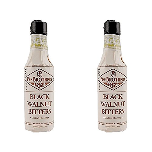 Fee Brothers Black Walnut Cocktail Bitters - Premium Flavor - BartendersFavorite - 5 oz - 2 Pack
| Fee Brothers Black W