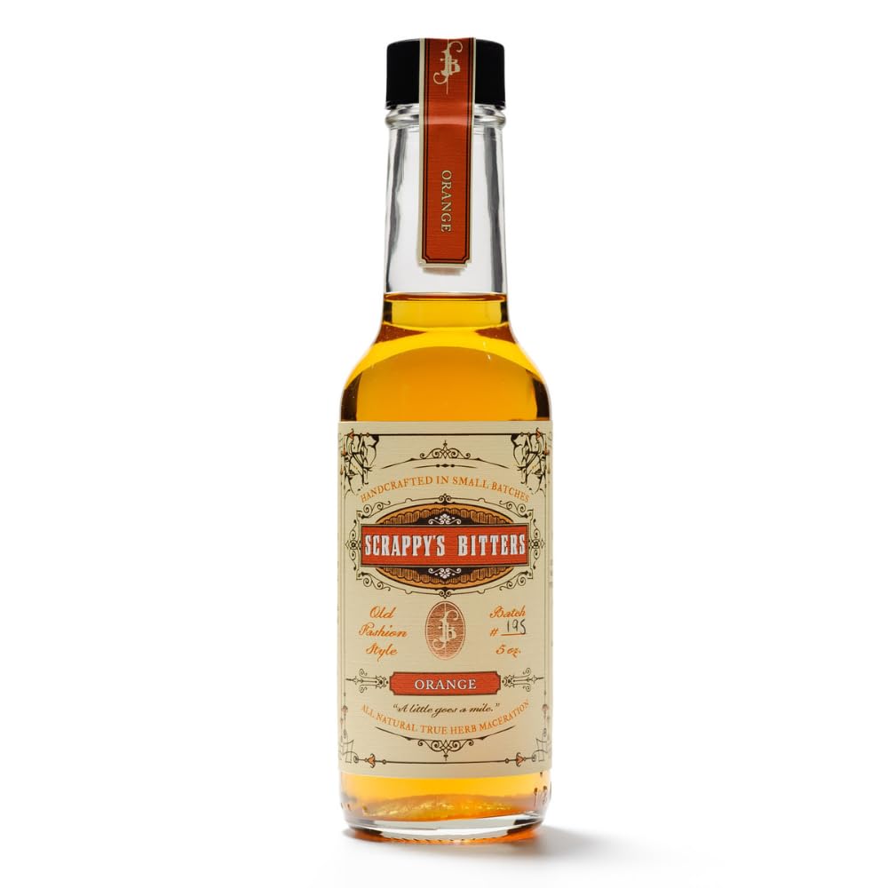 Scrappy's Bitters Orange - Organic Ingredients, No Extracts for Health-Conscious Consumers, Made in the USA
| Scrappy's